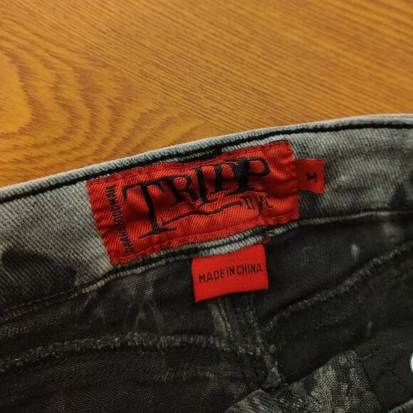 Vintage Tripp NYC Denim Cut-Off Mini Skirt - Picture 3 of 5